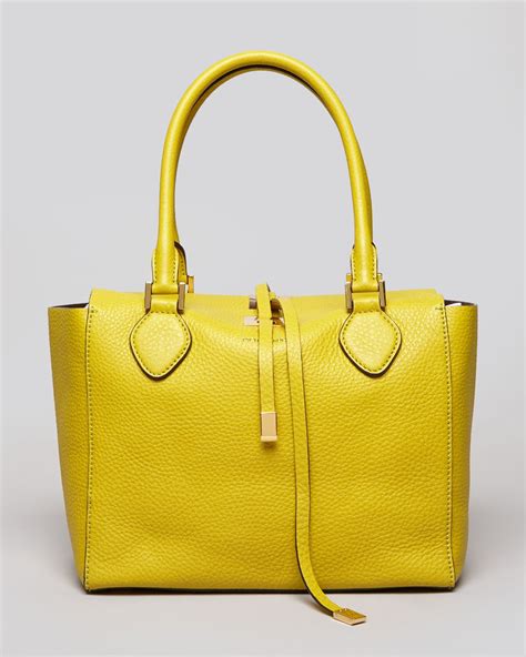michael kors miranda tote yellow